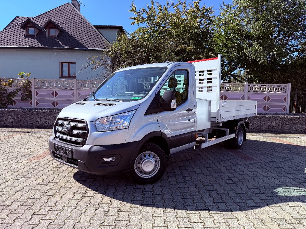 Ford Transit L3 3S-sklápěč/2025/DPH/MĚCHY/ZADNÍ NÁHON/165k/