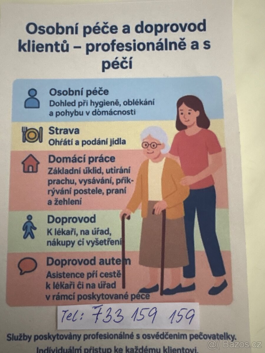 Poskytovani sluzeb rodinam a seniorum