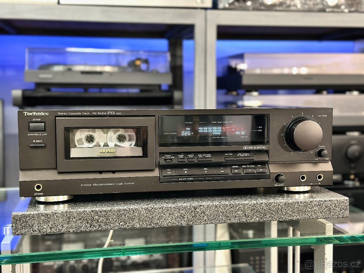 TECHNICS RS-BX404 (r.1990) DOLBY B, C, Bias, po servisu