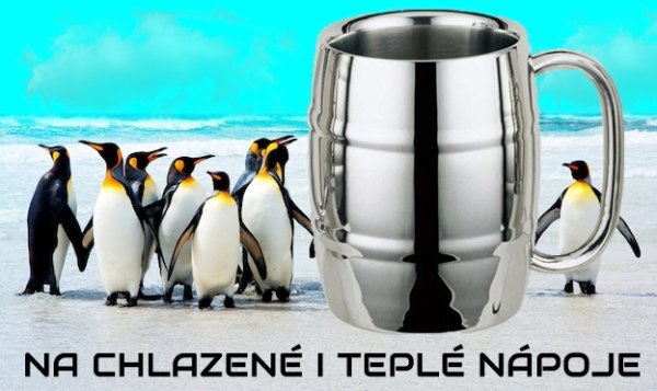 KOVOVÝ TERMO "PŮLLITR" 400 ML