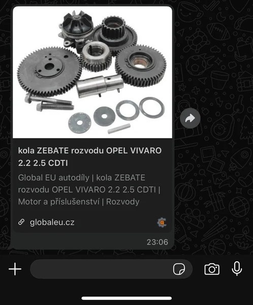 Prodej - náhradní díly