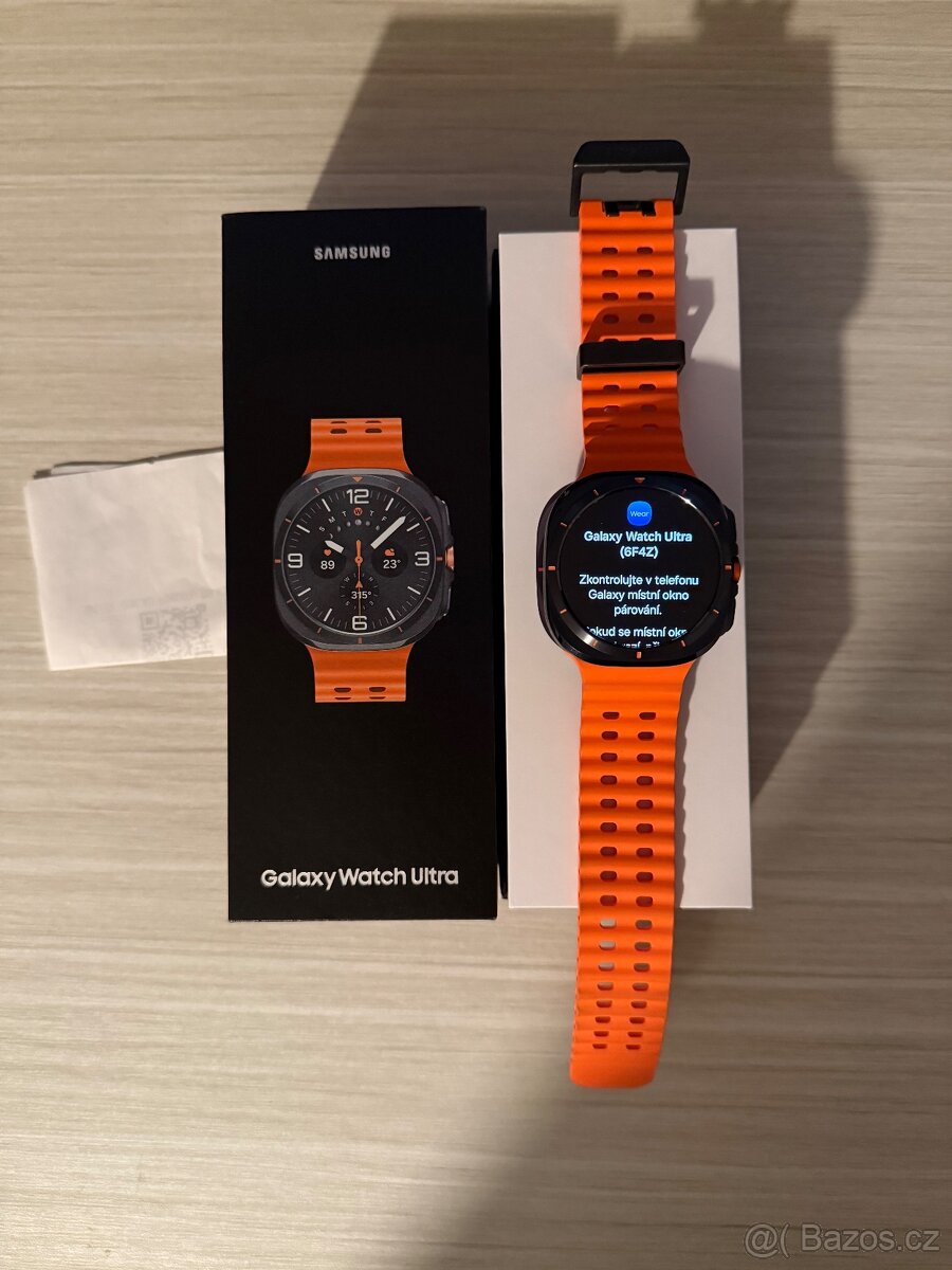 Samsung Galaxy watch ultra, top stav, záruka 11/2026