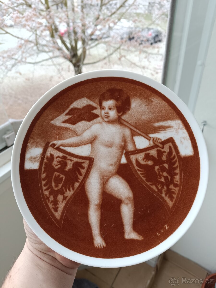 Prodám krásný talíř zn. Rosenthal, 1. světová válka