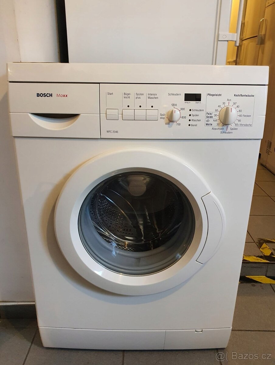 6kg pěkná značková pračka Bosch, A+ třída doprava