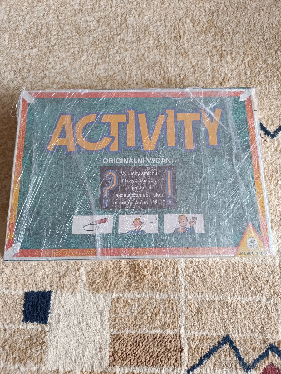 Aktivity desková hra, nová, zabalená, 1990