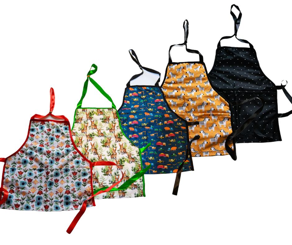 Dětská zástěrka na výtvarnou výchovu a domácí tvoření