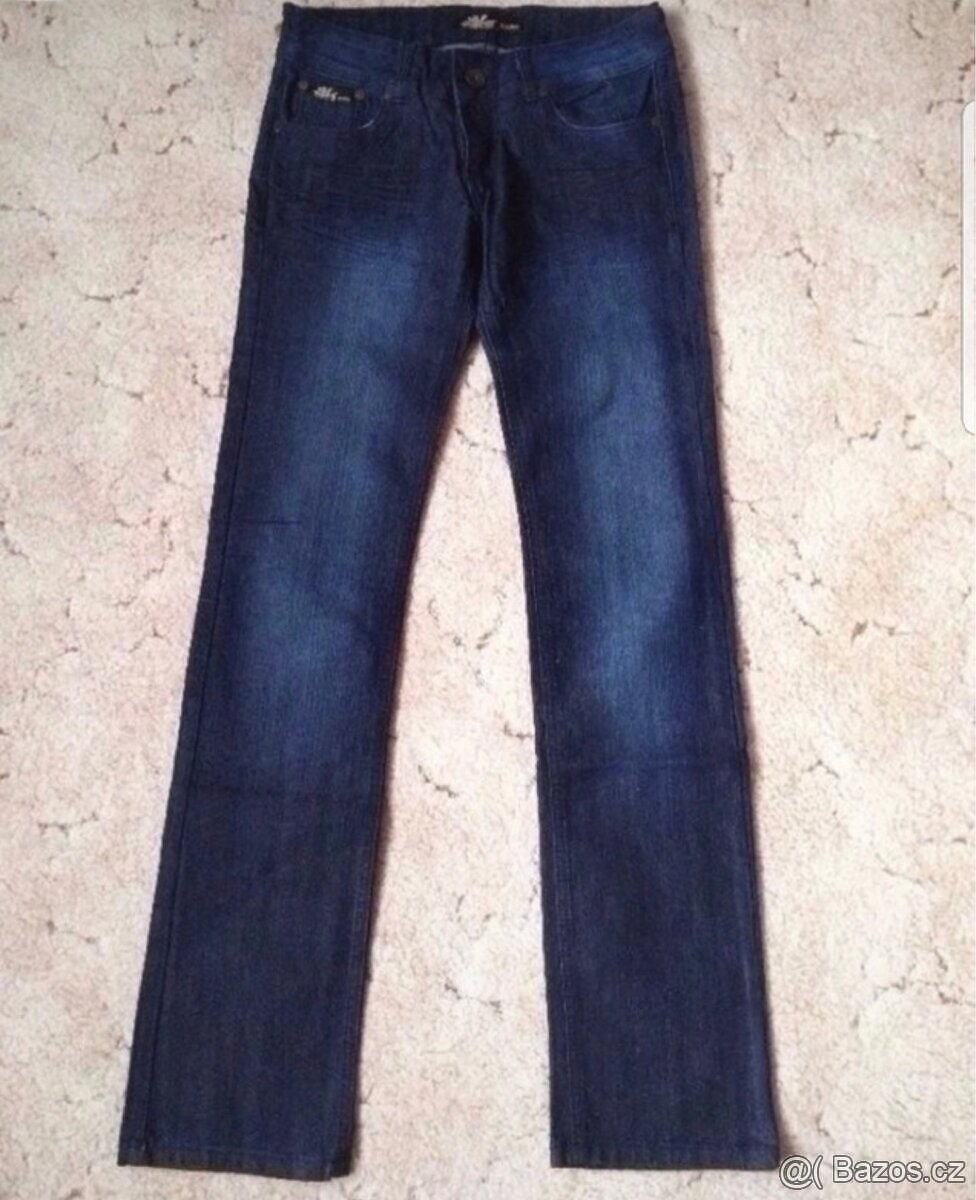 Dámské džíny s nižším pasem vel.36/S.