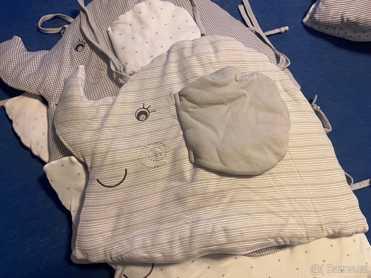 Mantinel do postýlky 6ks slon