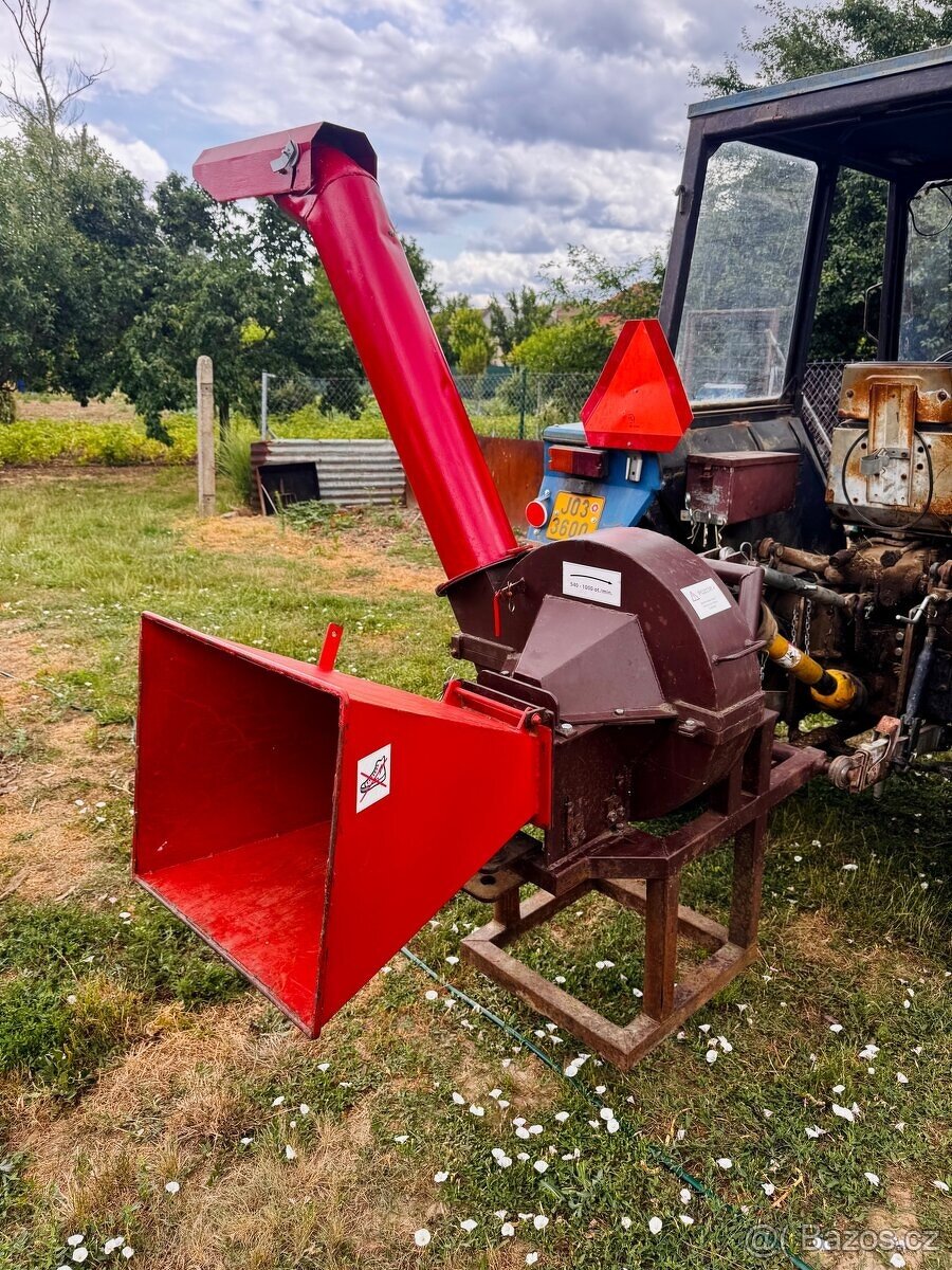 Šnekový štěpkovač JH-8 do průměru 8cm