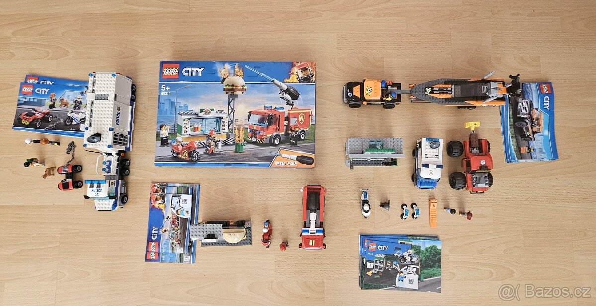 Lego City 60139 + 60214 + 60085 + 60245