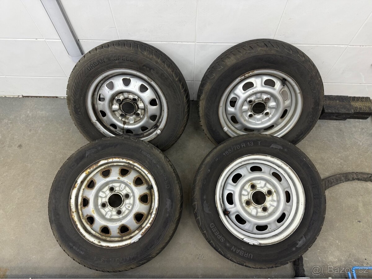 Plechové disky kola letní 13" Škoda 4x100 R13 Felicia