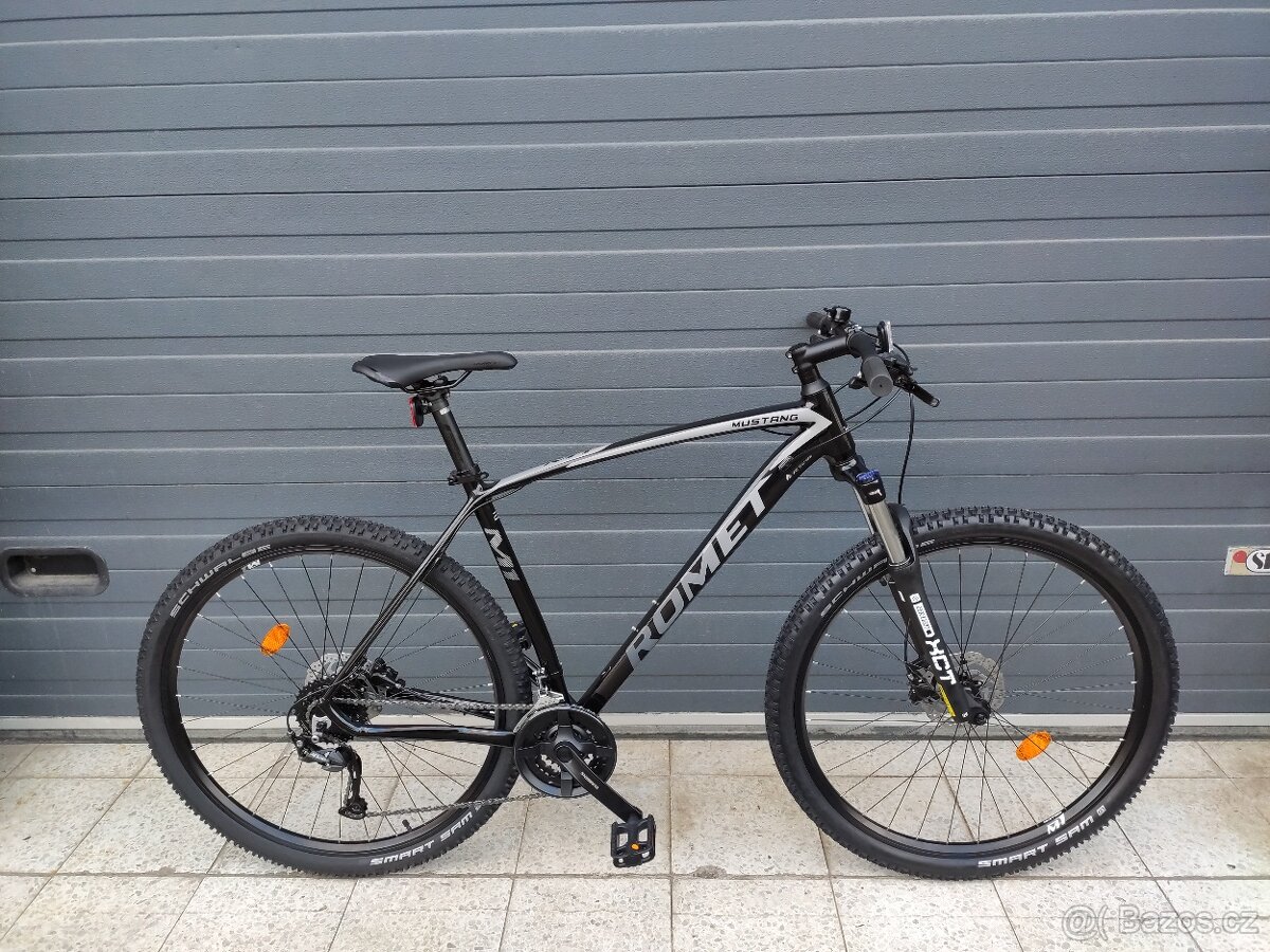 Nové horské kolo Romet Mustang M1 29“, 19" / 21" alu rám