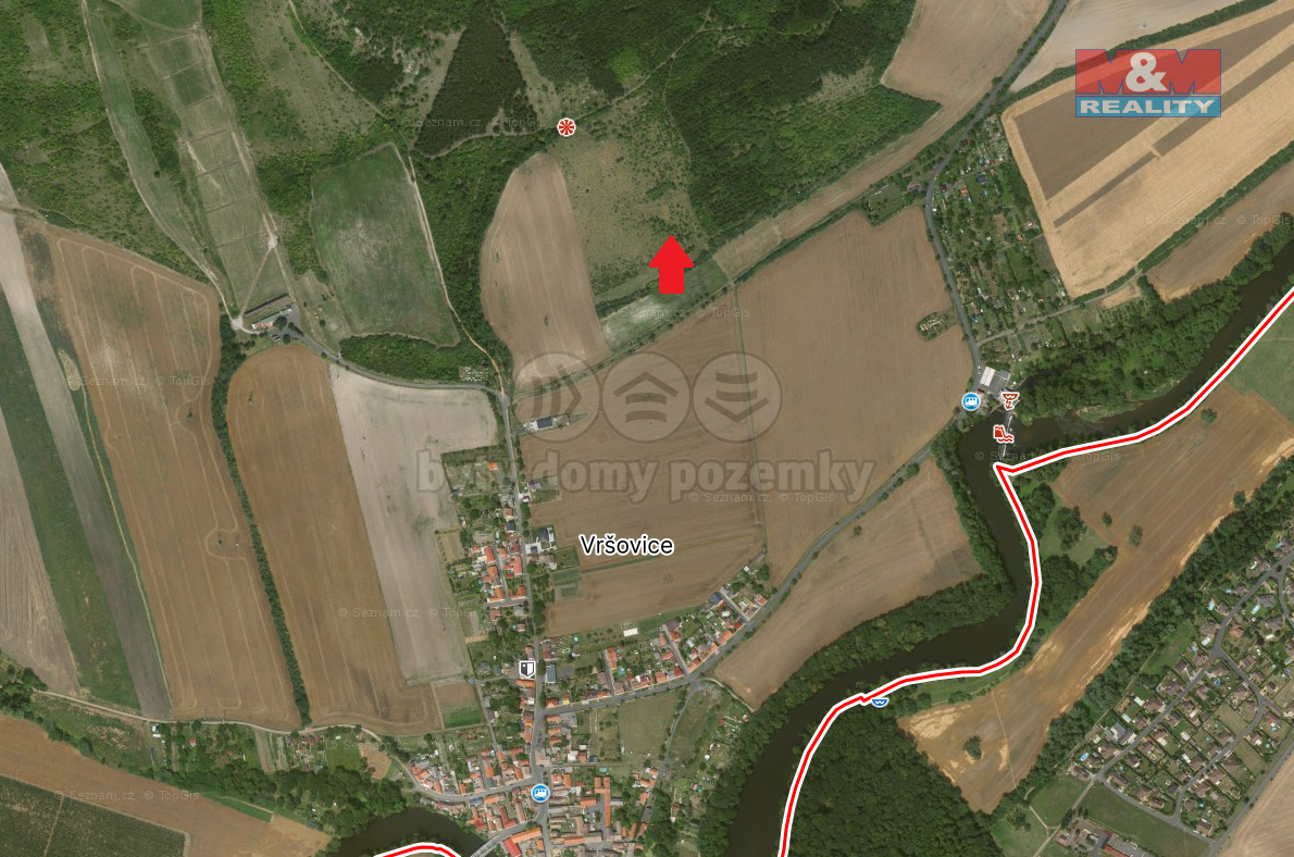 Prodej pole, 25419 m², Vršovice