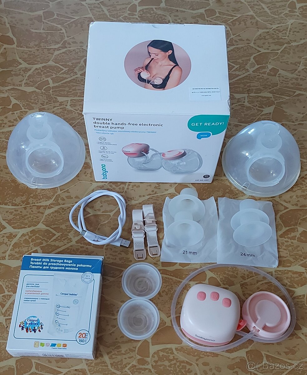 Dvojitá odsávačka mléka BabyOno