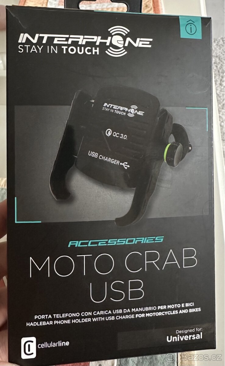 Držák telefonu na motorku