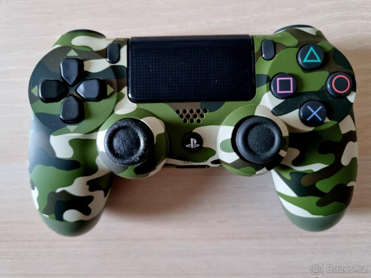 PlayStation Dualshock 4 V2 maskáčový originál od sony ovl.