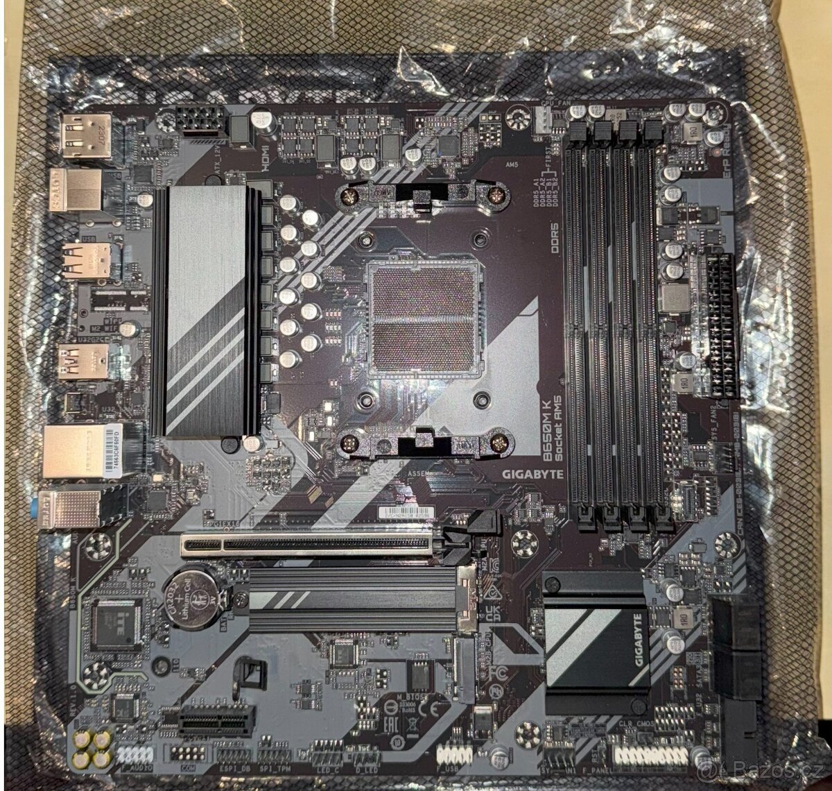 Set PC komponent – Ryzen 5 7600X, DDR5, SSD, chladič, deska
