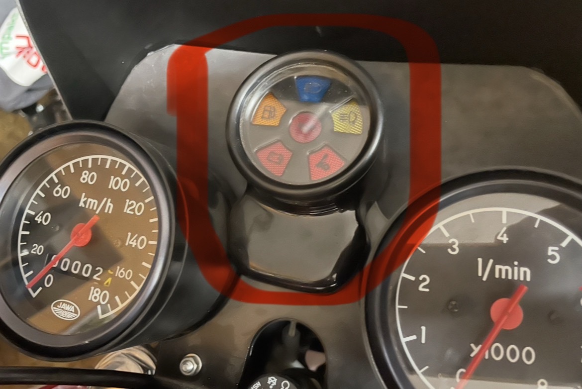 Středový budíček Jawa 350