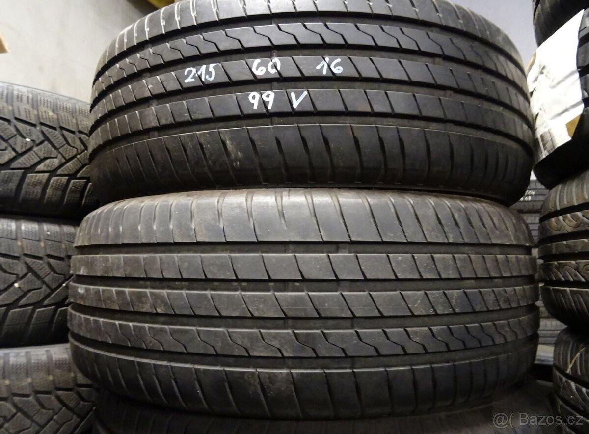 Letní pneu Firestone, 215/60/16 99H, 2 ks, 6,5-7 mm
