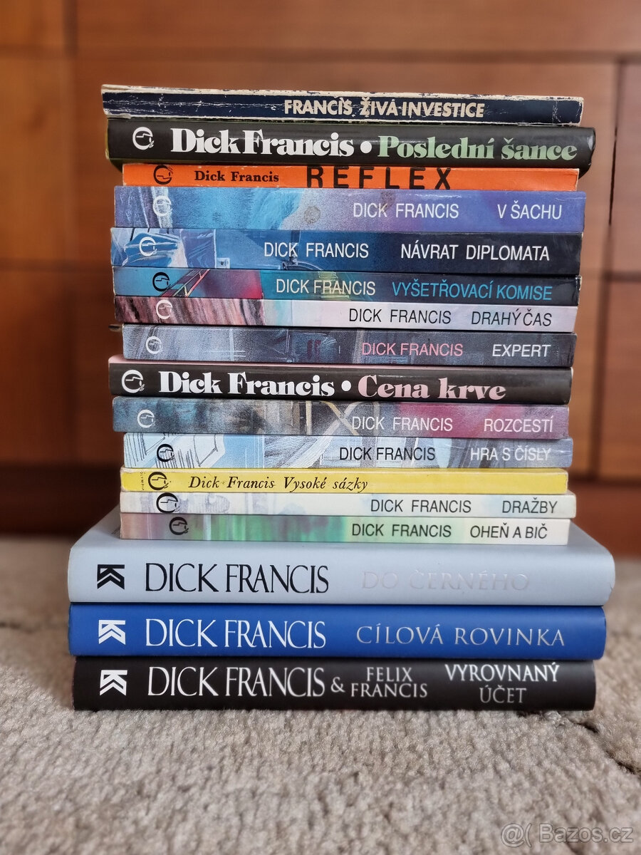 Dick Francis - 17x kniha - DOPRAVA ZDARMA