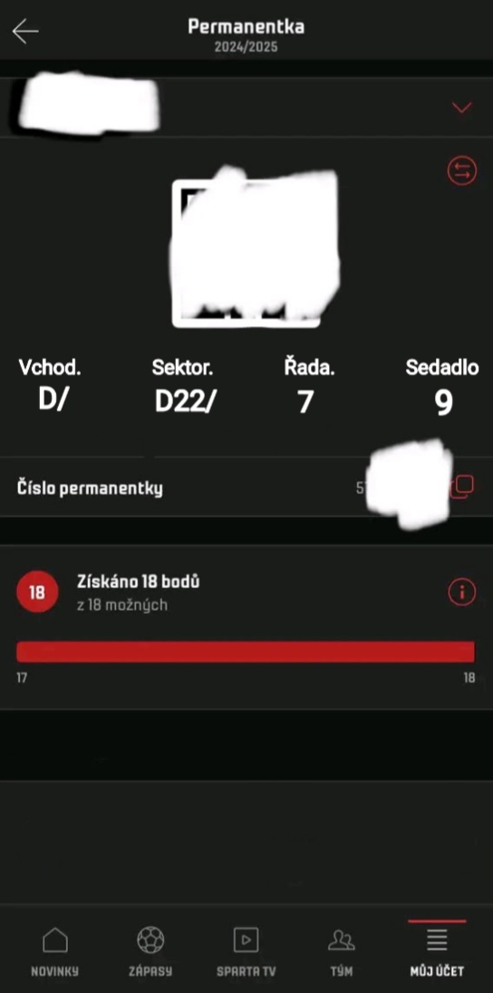 Ac Sparta permanentka
