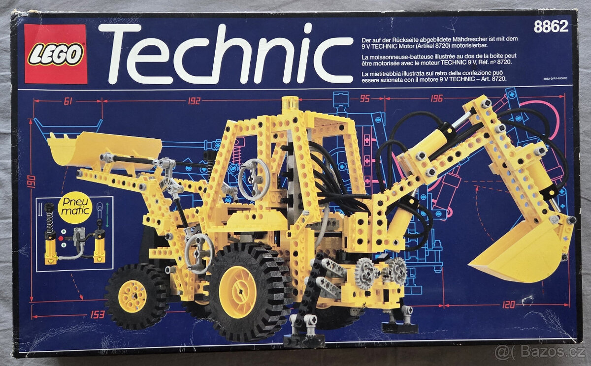 Lego Technic 8862, 80 roky, Na predaj