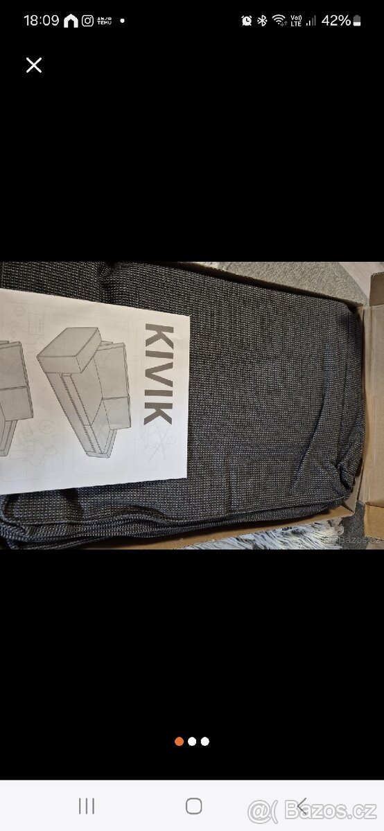 Kivik ikea potah