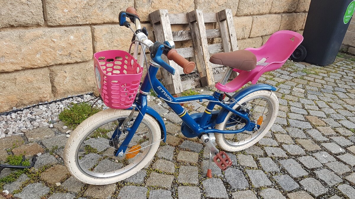 Dětské kolo s postranními kolečky
