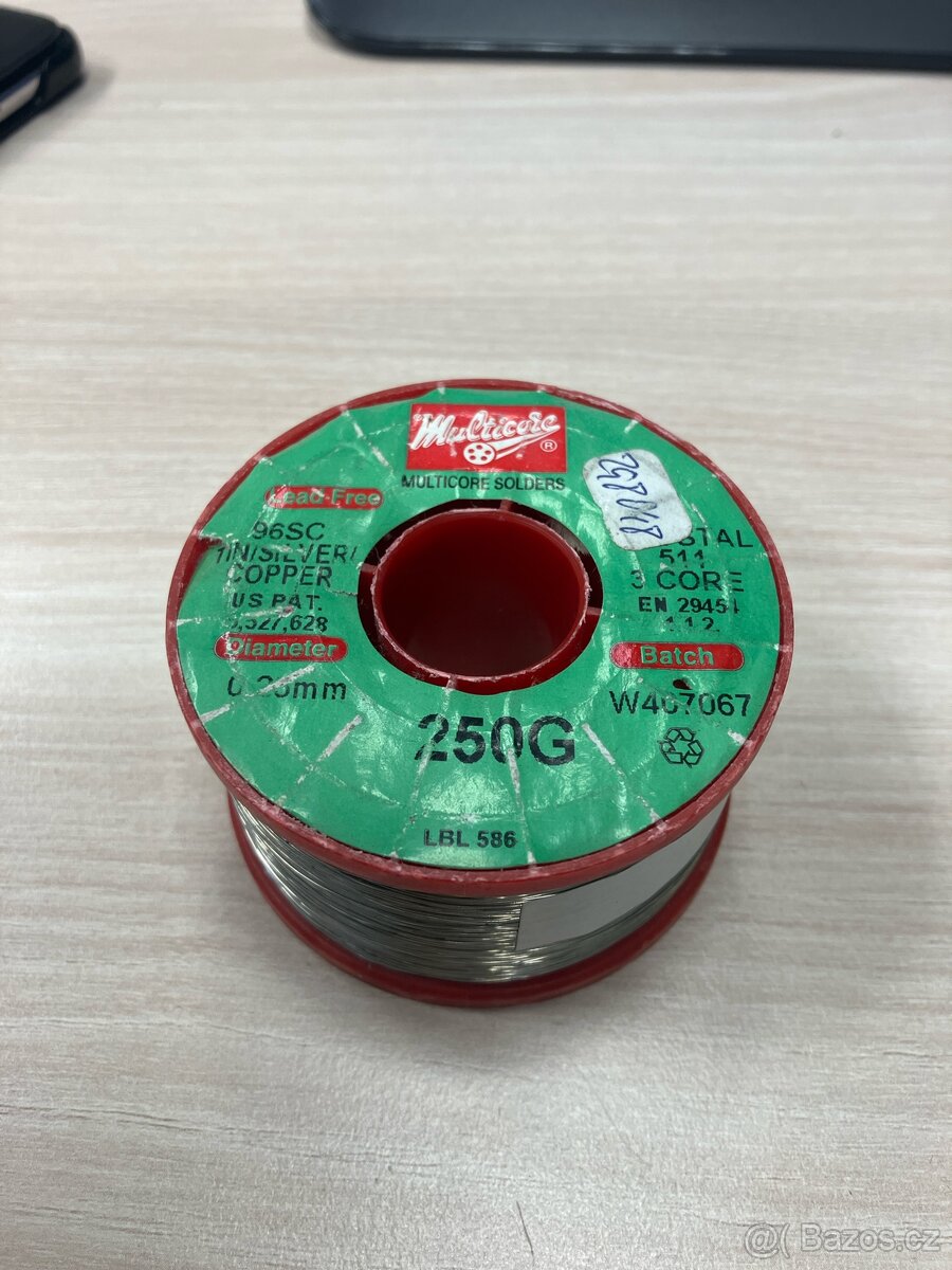 Měkká pájka Multicore 96SC (Sn96.5Ag3Cu0.5)