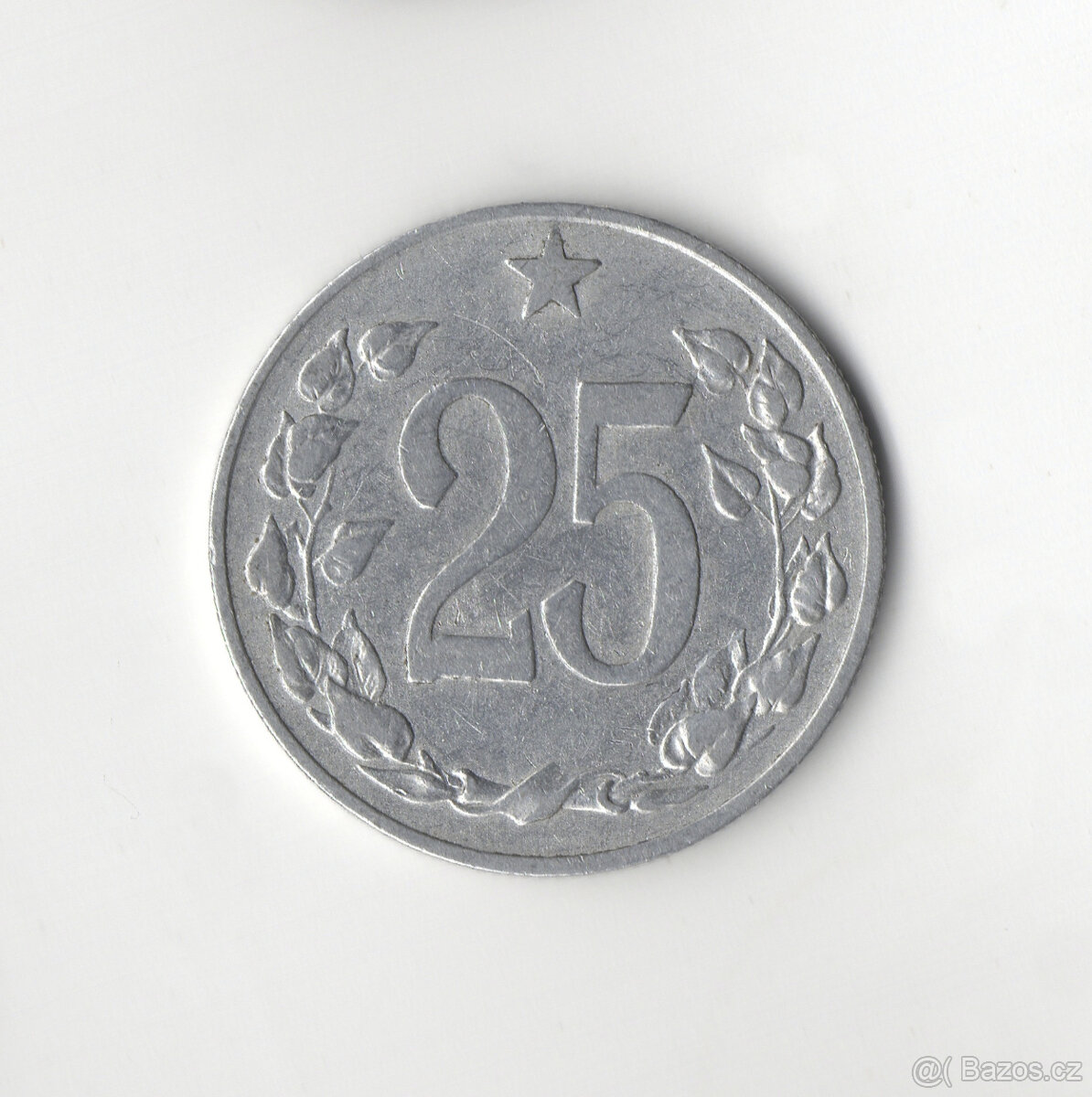 Mince ČSR 25 haléřů 1953