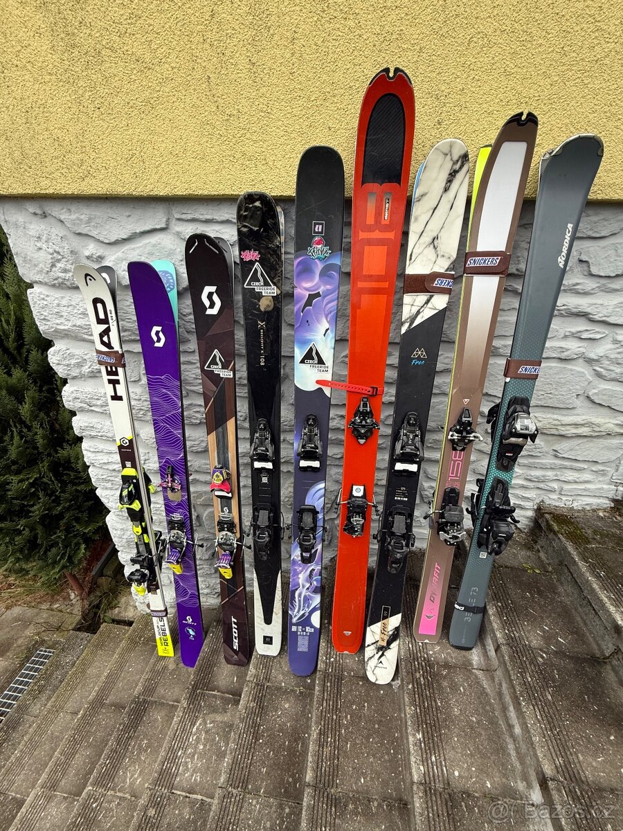 Skialpové freeride  lyže, Scott, Armada, Dynafit