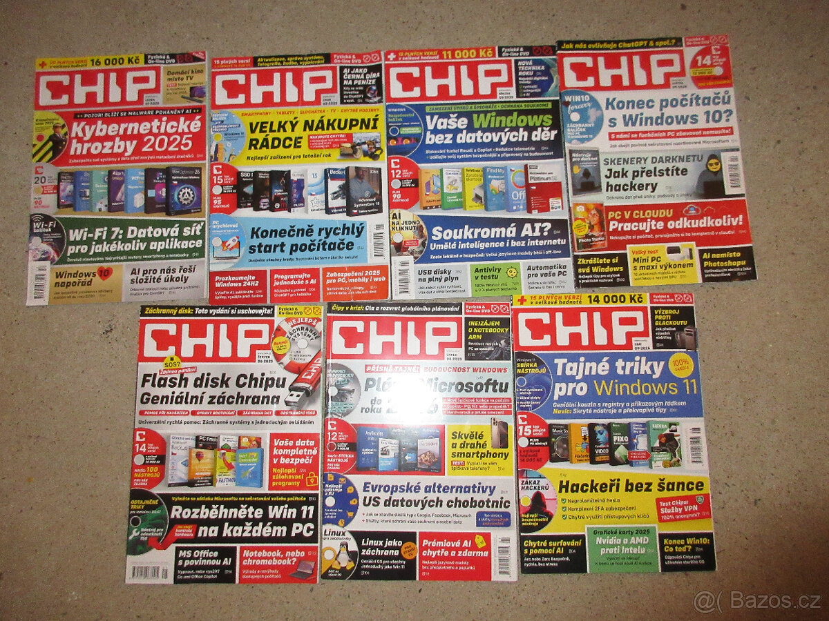 CHIP 2025 - jednotlivá čísla