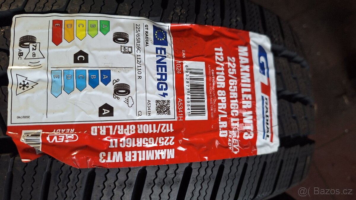 2 ks nové zimní zátěžové 225/65/16 C