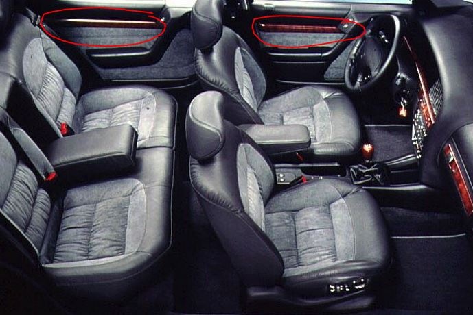 Dekorativní lišty - Citroën Xantia