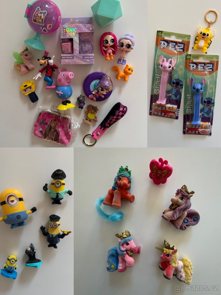 Menší hračky a drobnosti (různé sety)
