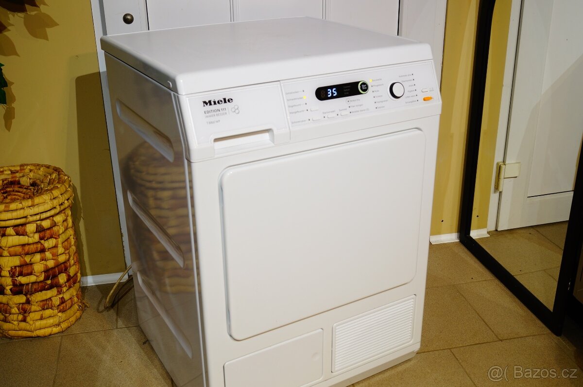 Sušička Miele T8861WP, tepelné čerpadlo na 8 kg A+