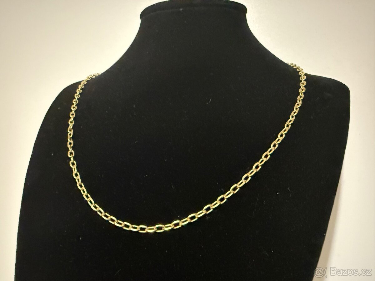 Zlatý řetízek Anker s křížkem 24,91g 585/1000