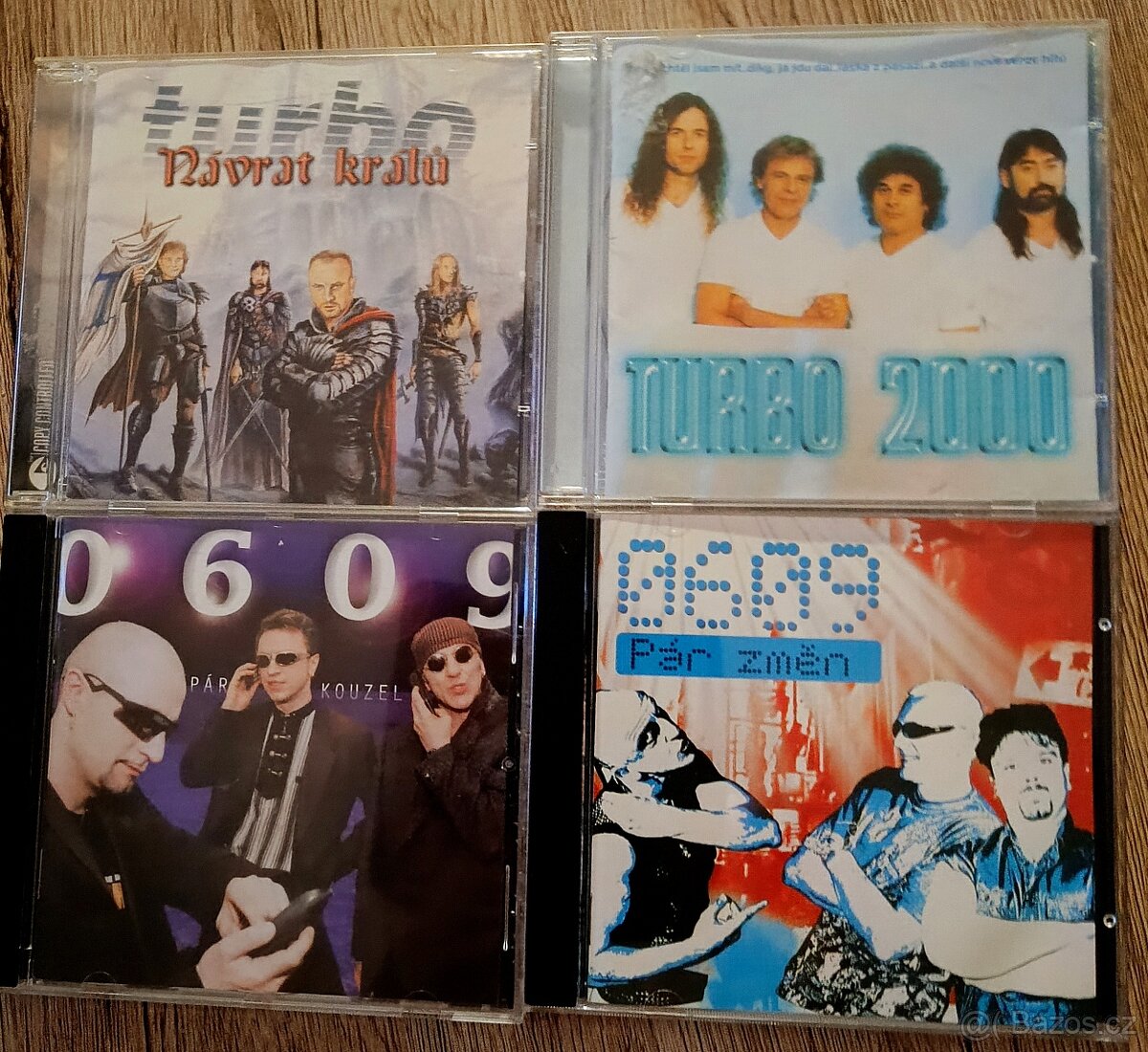 Pro fanoušky rockové legendy TURBO nabízím 4 CD