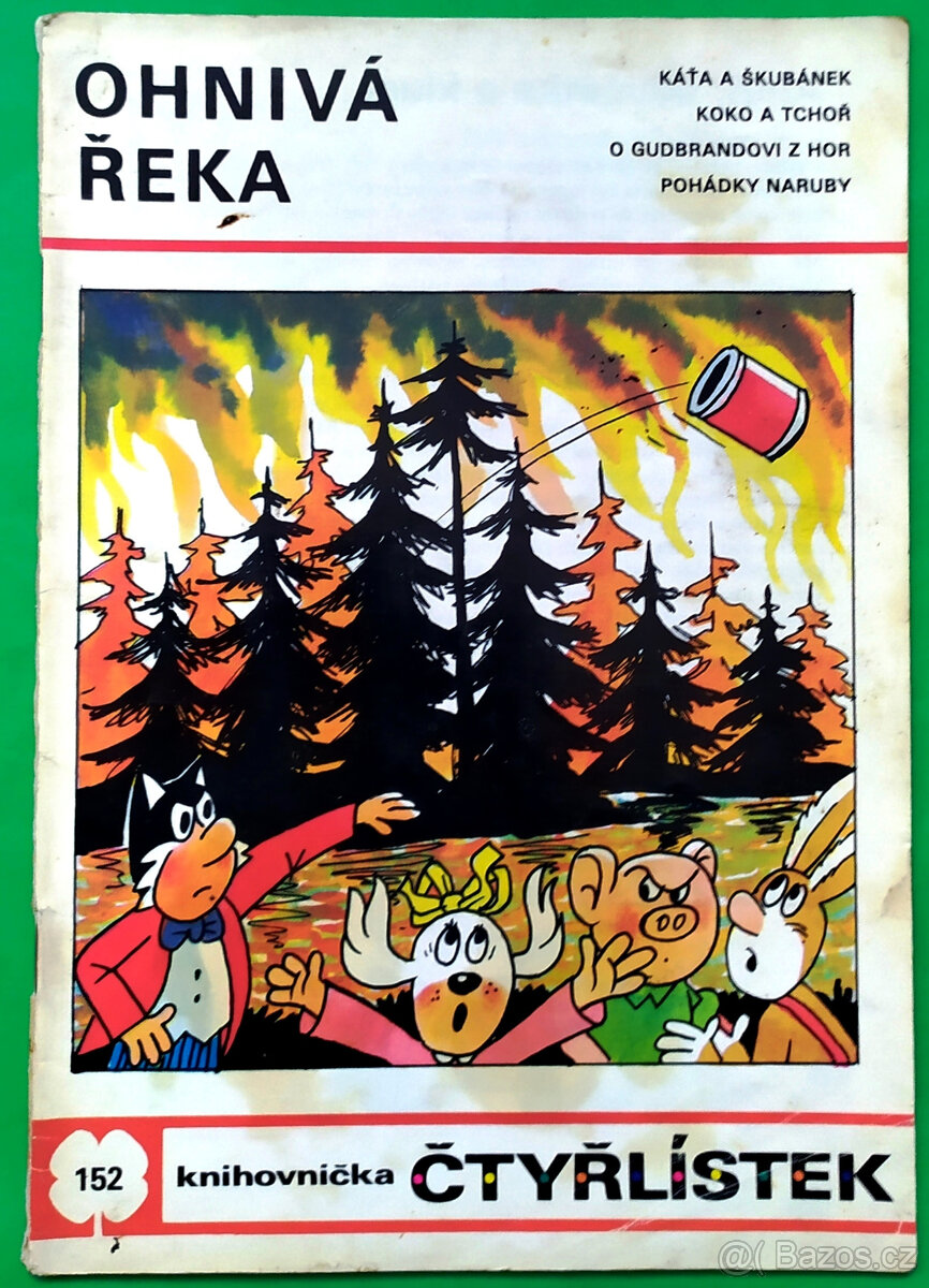 ČTYŘLÍSTEK č. 152/1988 OHNIVÁ ŘEKA
