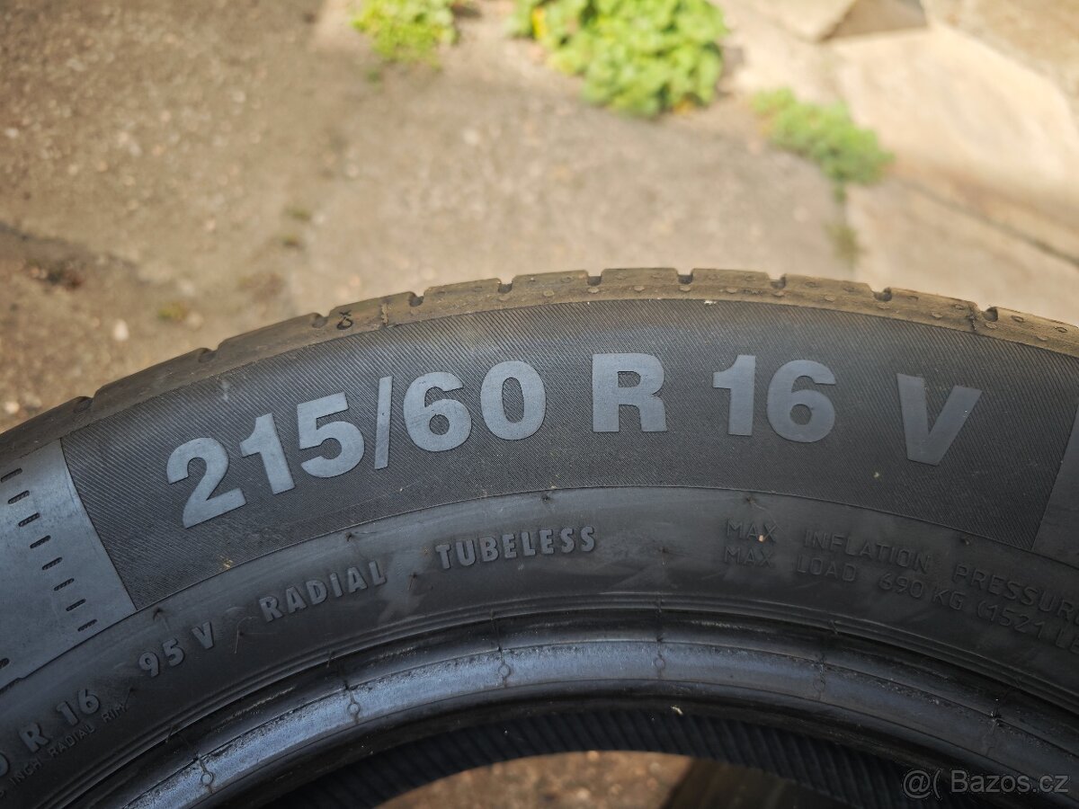 215/60/R16 95V Continental DOT 0213 2ks
