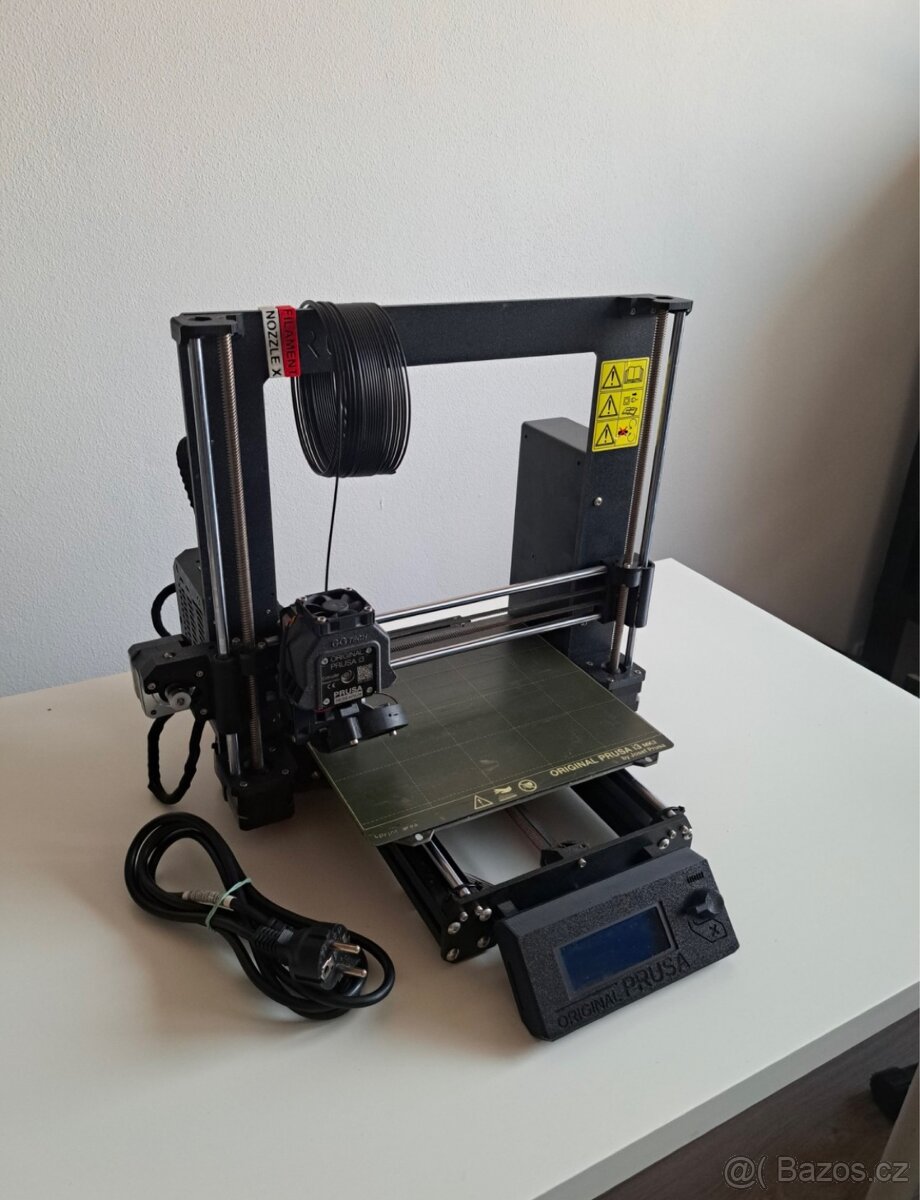 Prodám 3D tiskárnu Prusa Original i3 MK3S – TOP stav
