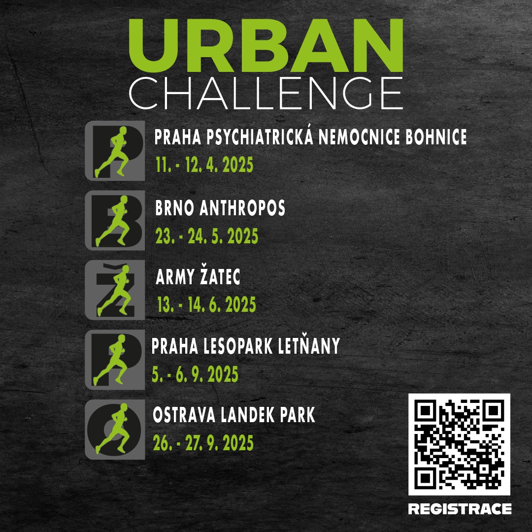 Urban Challenge všechny termíny.