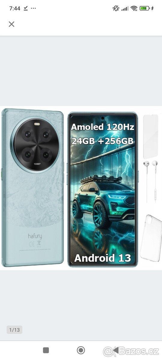CUBOT Hafury Meet 12+12/256GB - nové prodloužená záruka