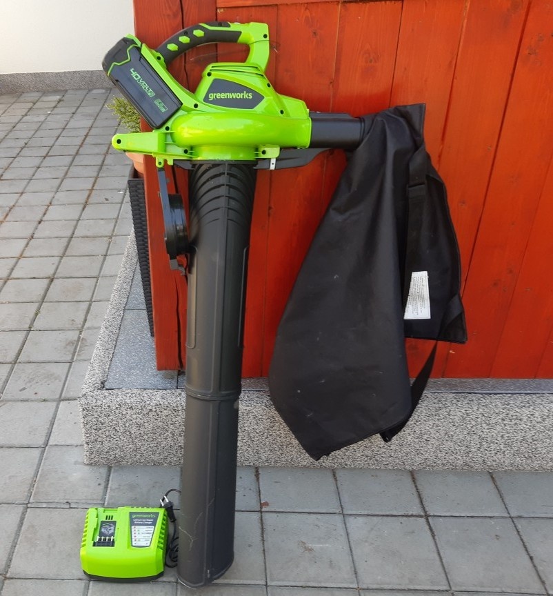 AKU fukar/vysavač Greenworks