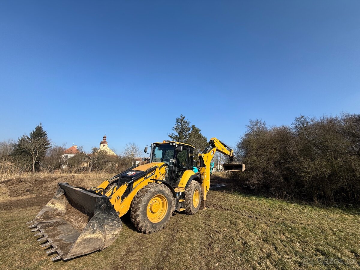CAT 444 traktorbagr Caterpillar 02/2023