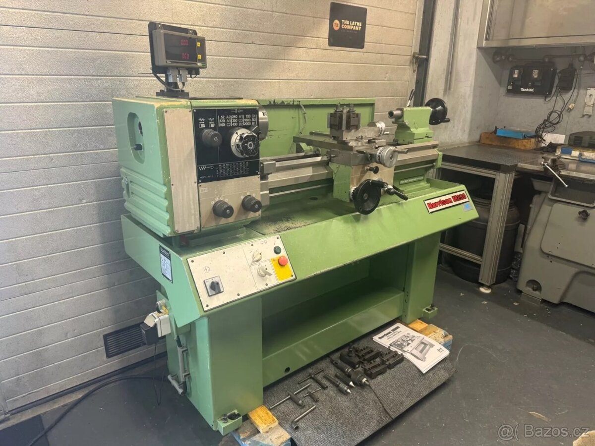 Soustruh Harrison M250 Mitutoyo DRO