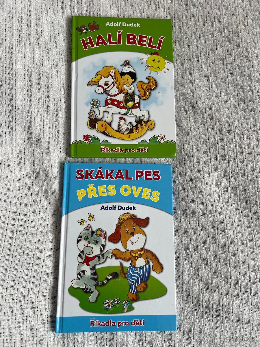 2 dětské knížky říkadel