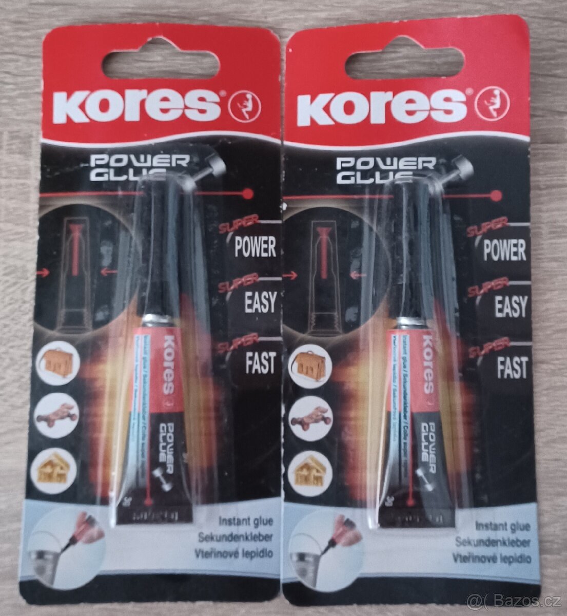 Kores Power Glue, vteřinové lepidlo 3g