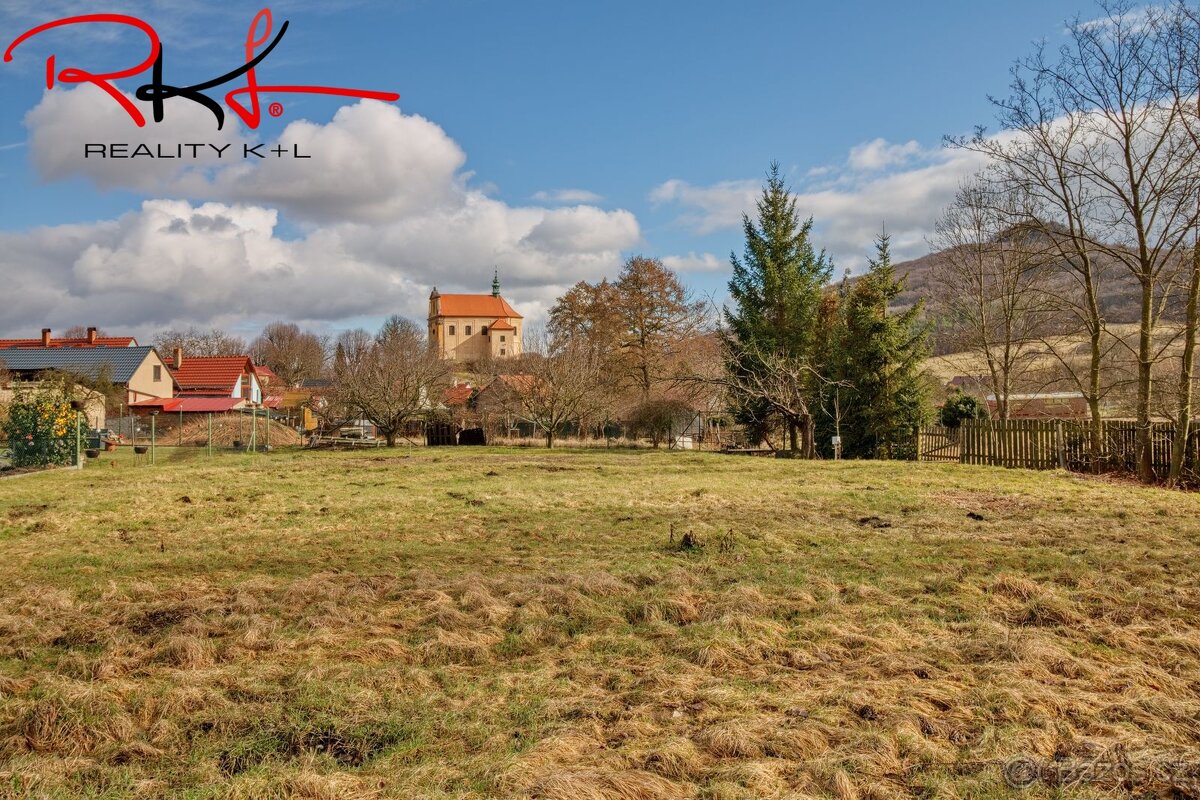Prodej, stavební pozemek, Velemín, okres Litoměřice
