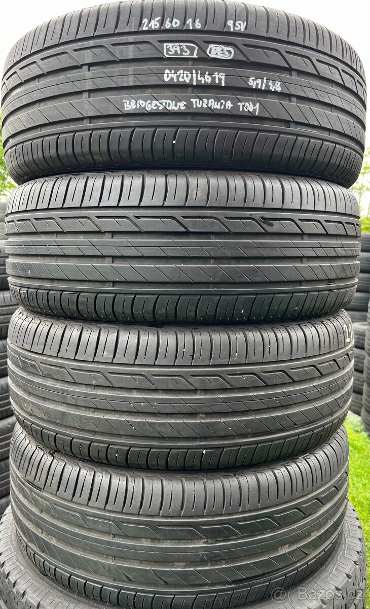 215/60 R16 95V letní pneu Bridgestone Turanza T001 (0420)
